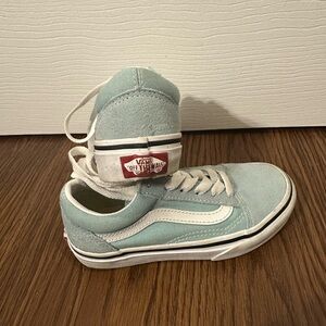 VANS kids size 12 teal sneaker